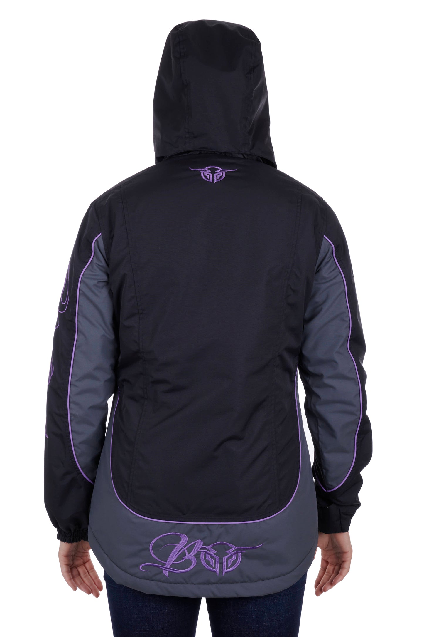 Bullzye Ladies Carla Jacket - Black/Purple - ON SALE