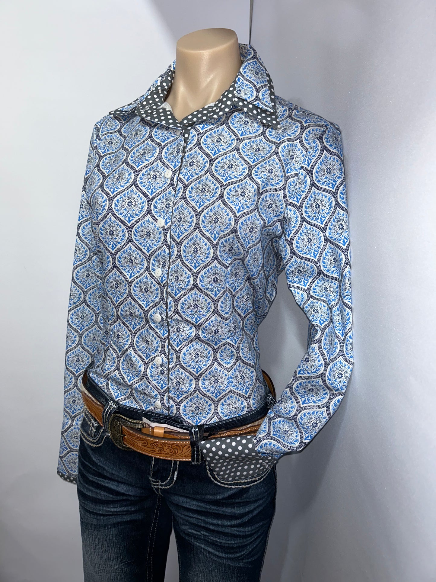 Netties Ladies Stella Leah Fitted L/S Shirt