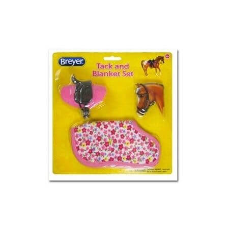 Breyer Classics Western Tack and Blanket Set Pink Flowers