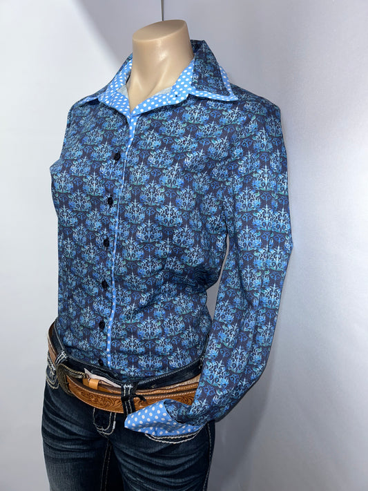 Netties Ladies Cora Fitted L/S Shirt