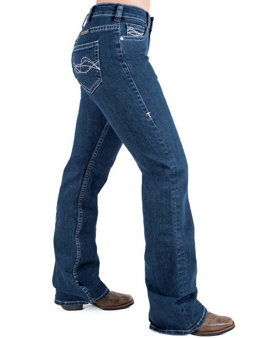 Cowgirl Tuff Ladies Jeans - Natural Waist - Freedom
