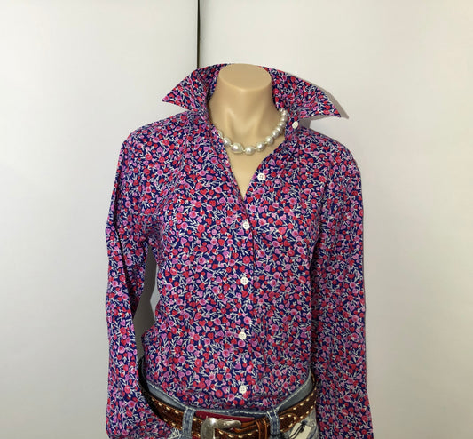 Country Tradition Ladies L/S Bright Floral Shirt