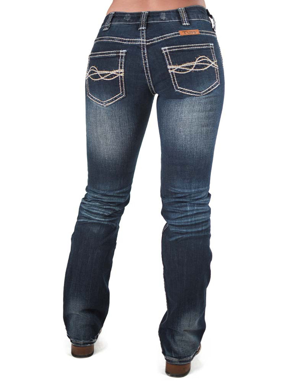 Cowgirl Tuff Ladies Jeans - Mid Rise - High Standard