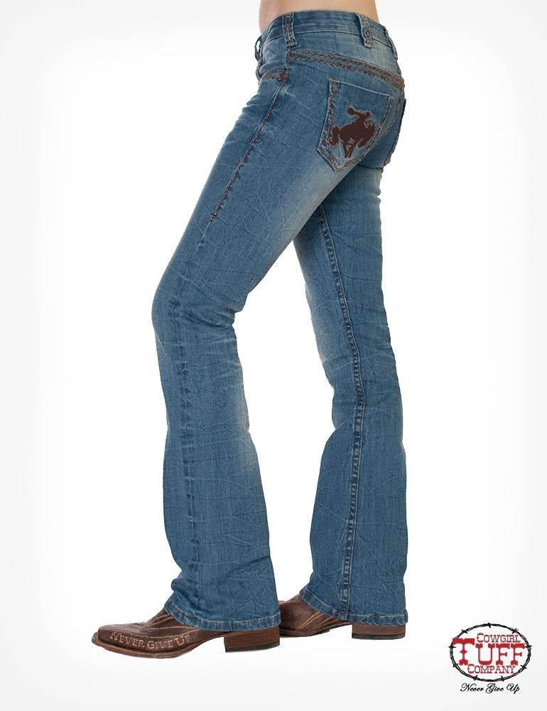 Cowgirl Tuff Vintage Wild and Wooly Ladies Jeans