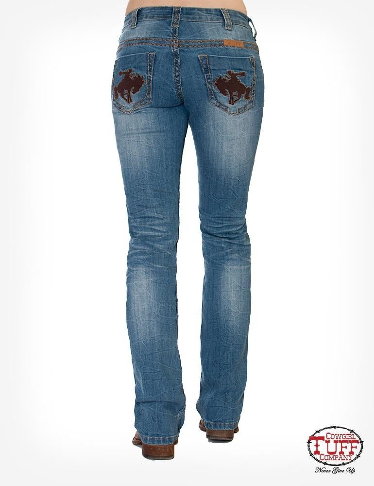 Cowgirl Tuff Vintage Wild and Wooly Ladies Jeans