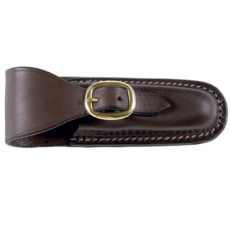 Toowoomba Saddlery Leather Side Lay Knife Pouch with Buckle - KN104B