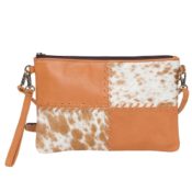 The Design Edge Lisbon Clutch Bag/Wallet - Tan Leather