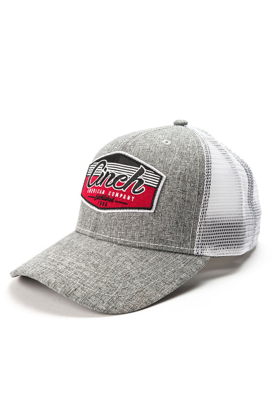 Cinch Mens Grey Logo Cap