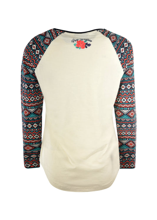 Pure Western Ladies L/S Tee - P1W2598427