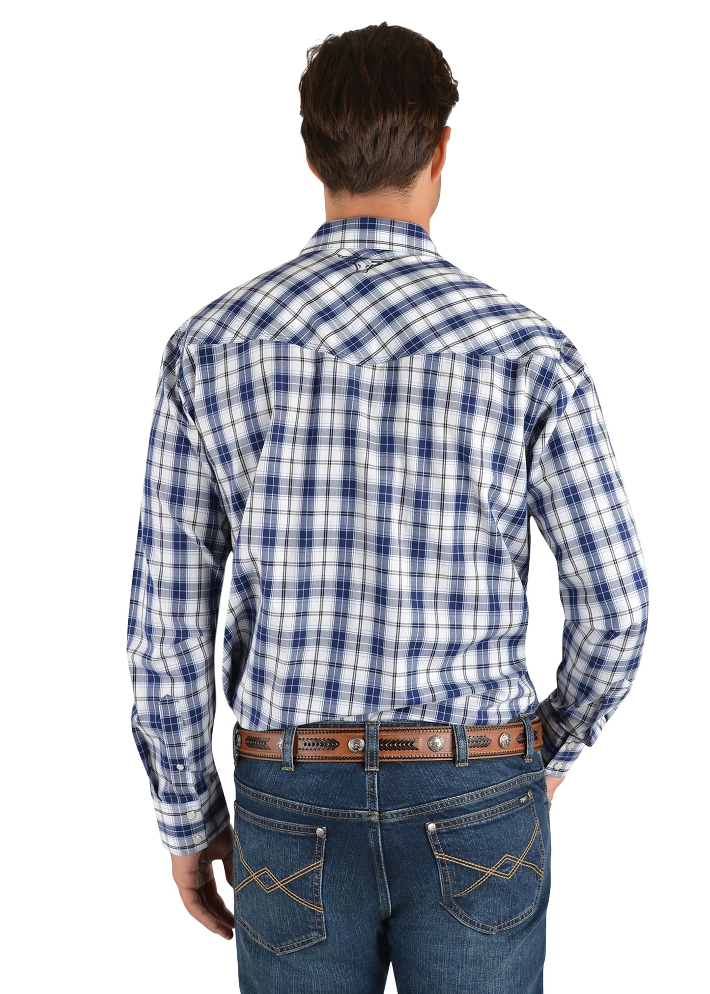 Pure Western Mens Boston Check Western L/S Shirt - P2S1100581