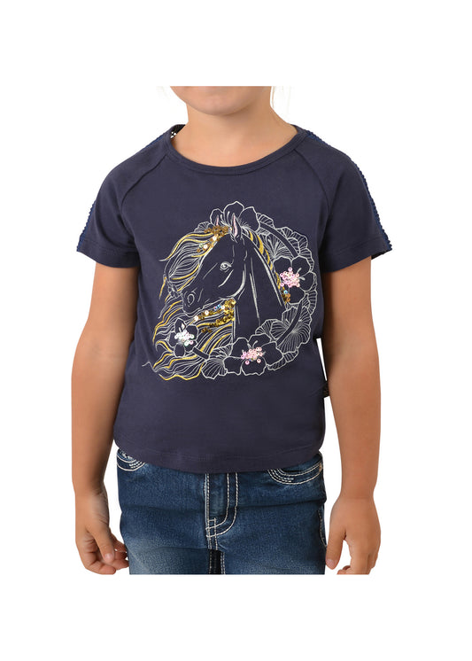 Pure Western Girls Susanna S/S Raglan Tee - P2S5529650