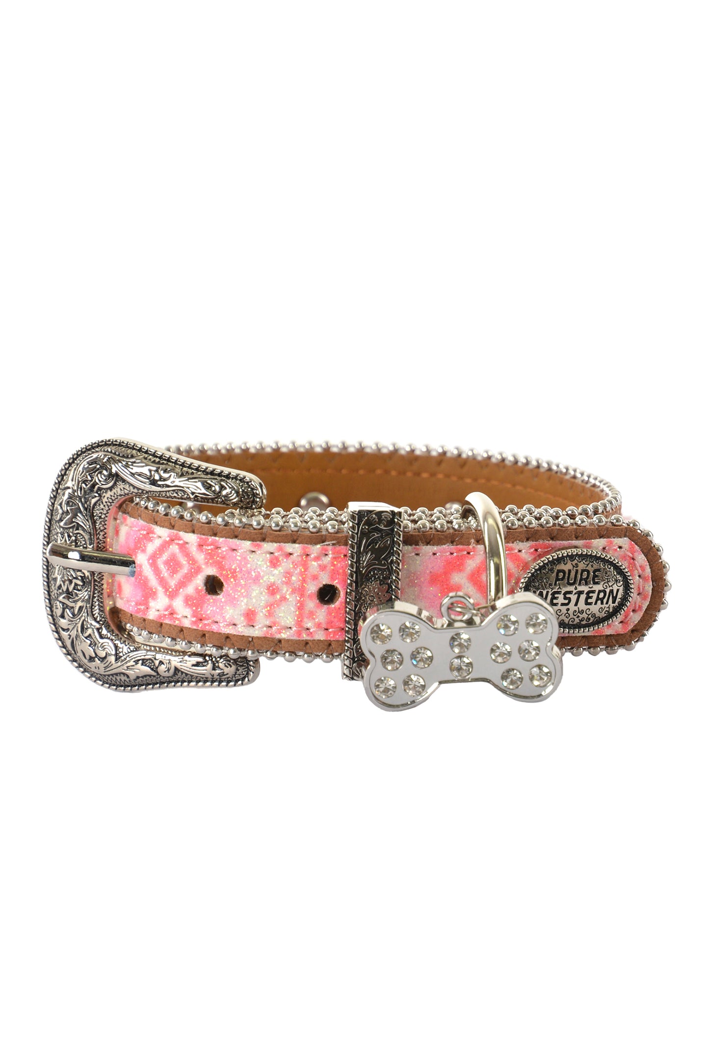 Pure Western Coco Dog Collar - Pink - P3W2998CLR