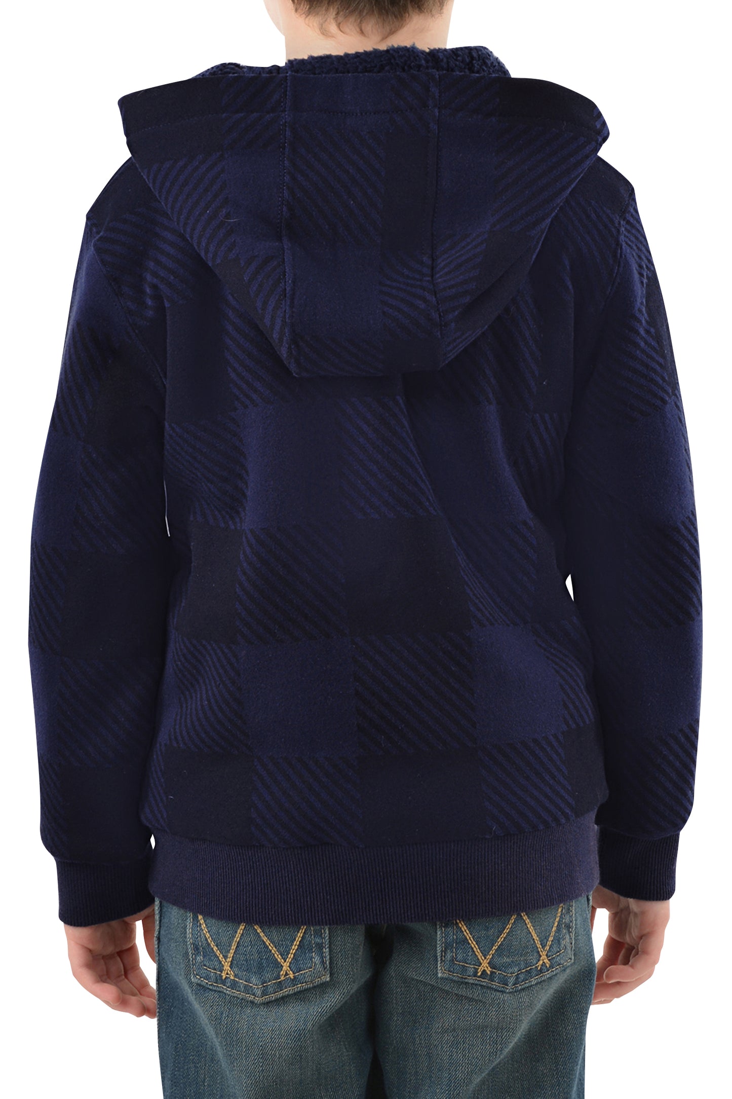 Pure Western Boys Tonkin Zip Through Hoodie - Navy  - On Sale