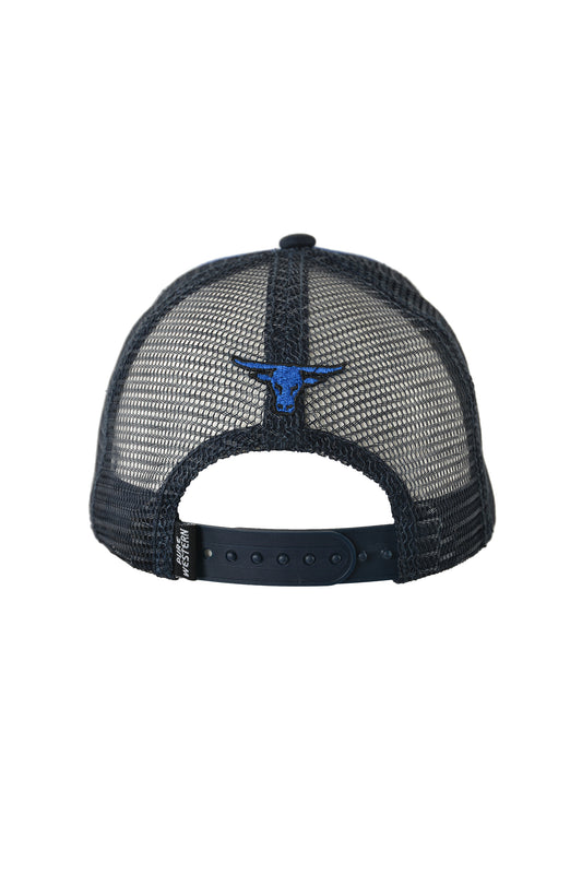 Pure Western Kids Payne Trucker Cap - Navy - P3W3905CAP