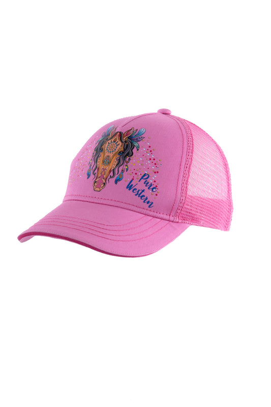 Pure Western Kids Dreamer Trucker Cap - Pink - P3W5915CAP