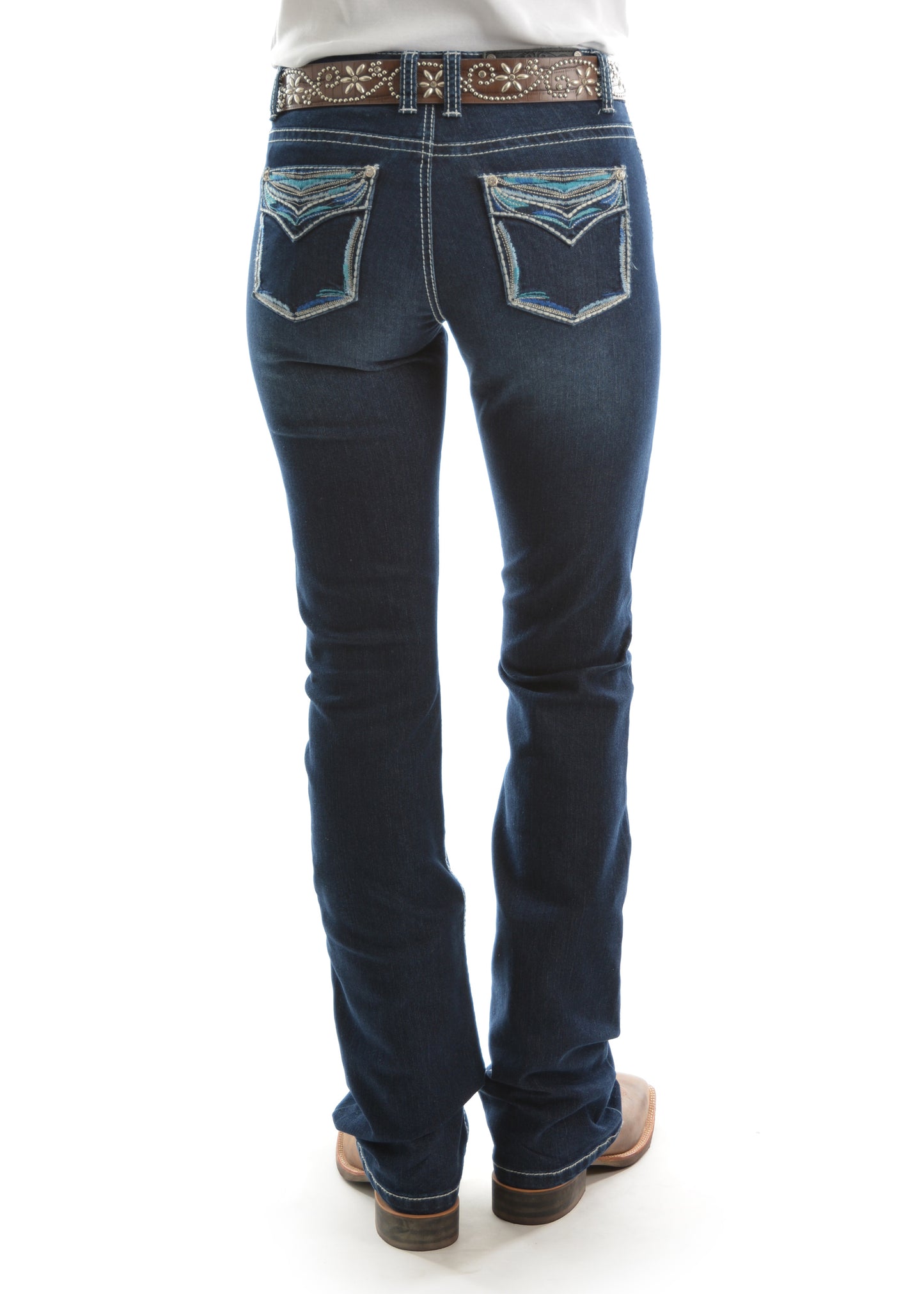 Pure Western Ladies Alice Relaxed Rider Jean- 36 Leg - PCP2210282