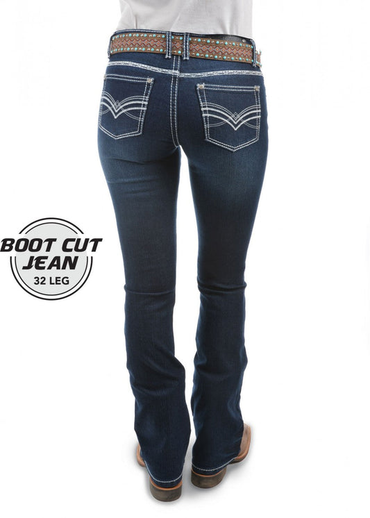 Pure Western Ladies Hannah Boot Cut Jean - 34" Leg - PCP2208119