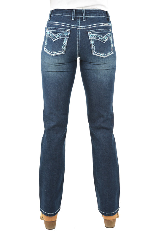 Pure Western Ladies Straight Leg Jean - PCP2212730