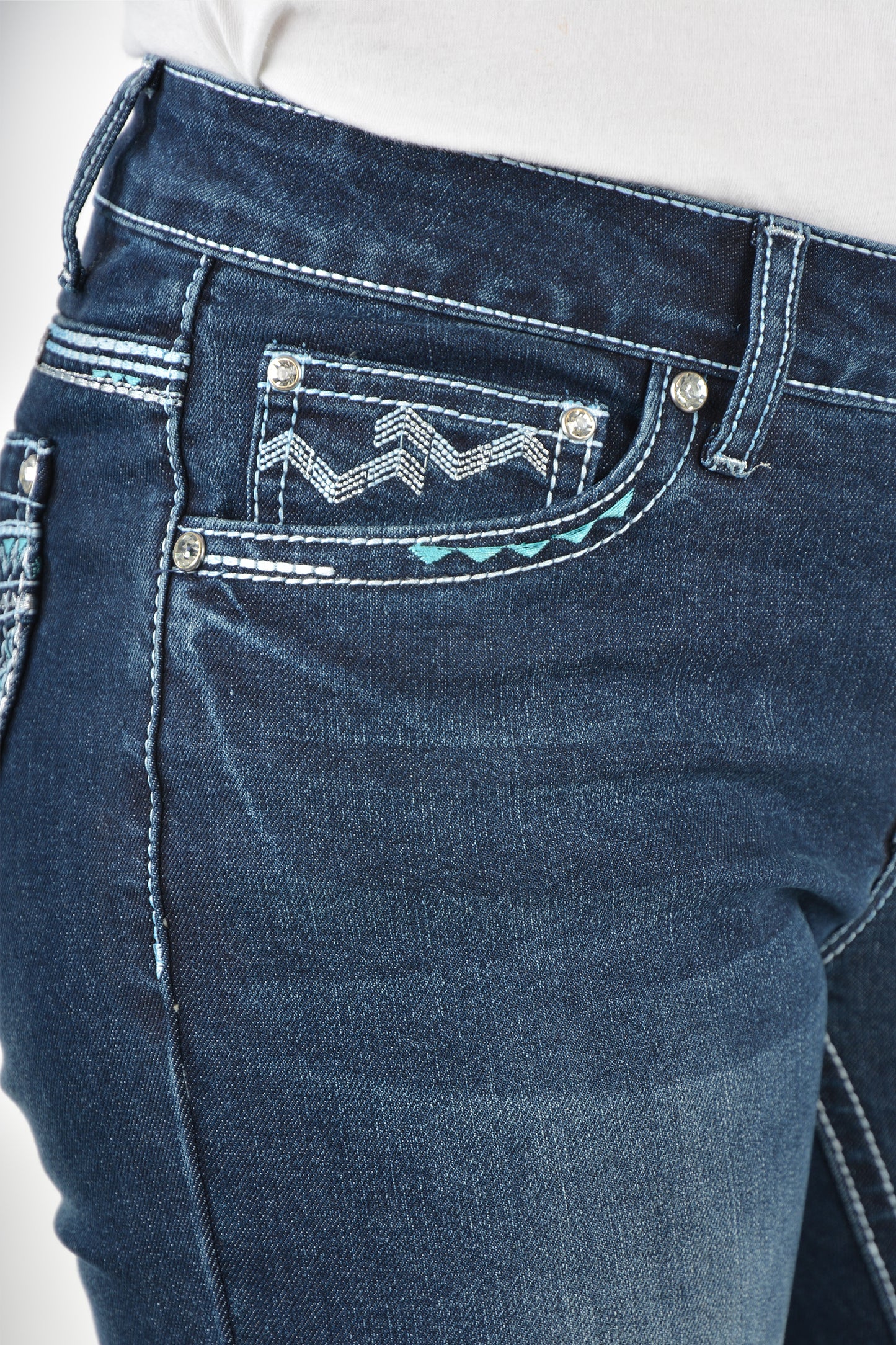 Pure Western Ladies Straight Leg Jean - PCP2212730