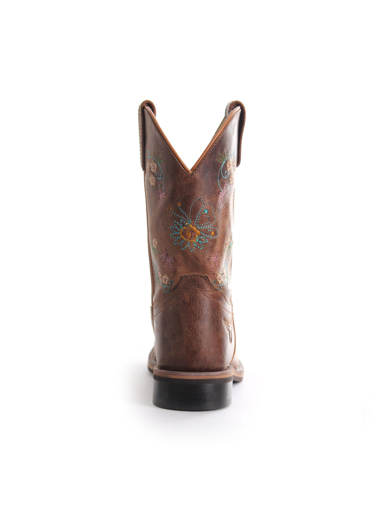 Pure Western Toddler Boots (Maybelle) - Oil Distressed Brown/Floral