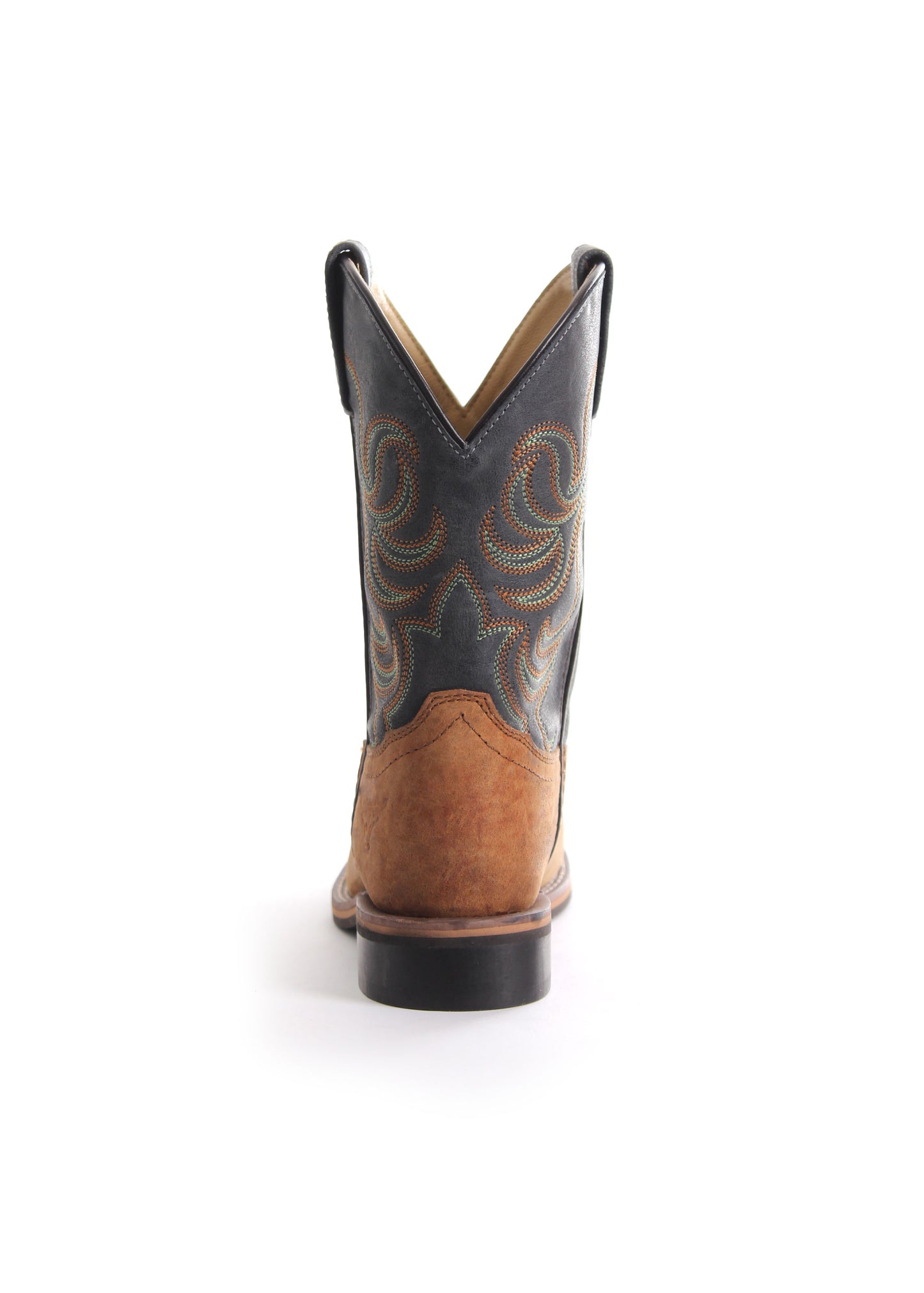 Pure Western "Cole" Childrens Boot - Oil Distressed Rust/Navy