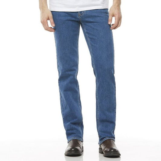 Lee Riders Mens Straight Stonewash Stretch Jeans - ON SALE