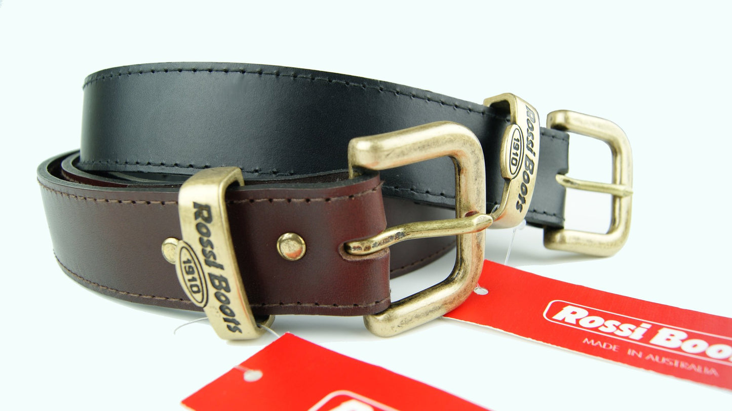 Rossi Brown Leather Belt