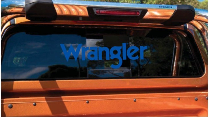 Wrangler Ute Sticker - Royal Blue