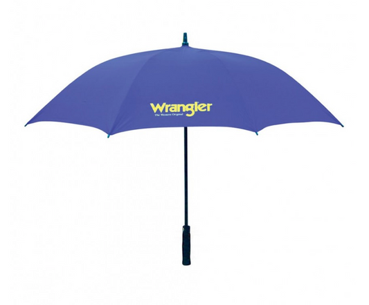 Wrangler Logo Umbrella - Blue