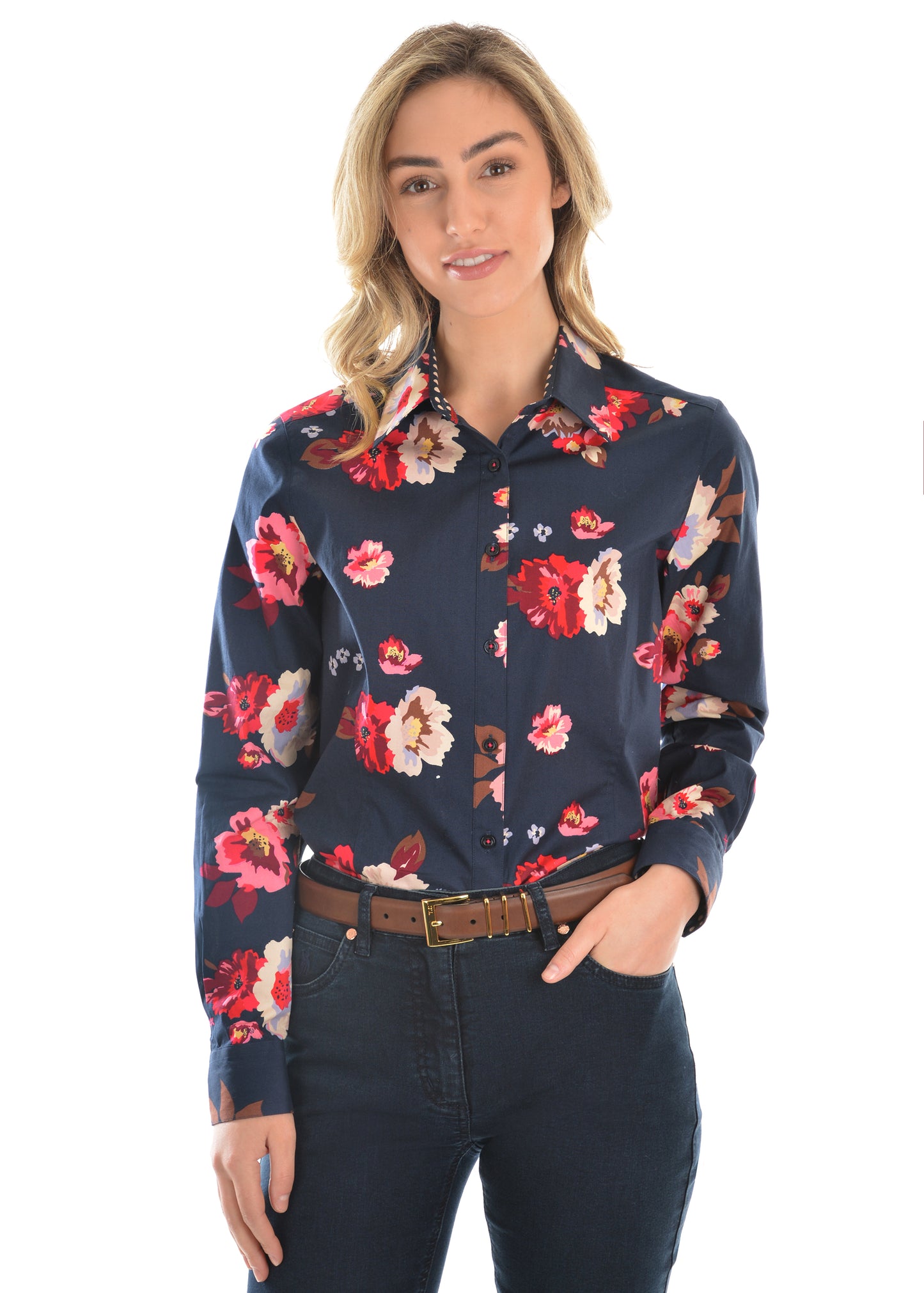 Thomas Cook Ladies Caitlyn L/S Shirt - Floral - On Sale