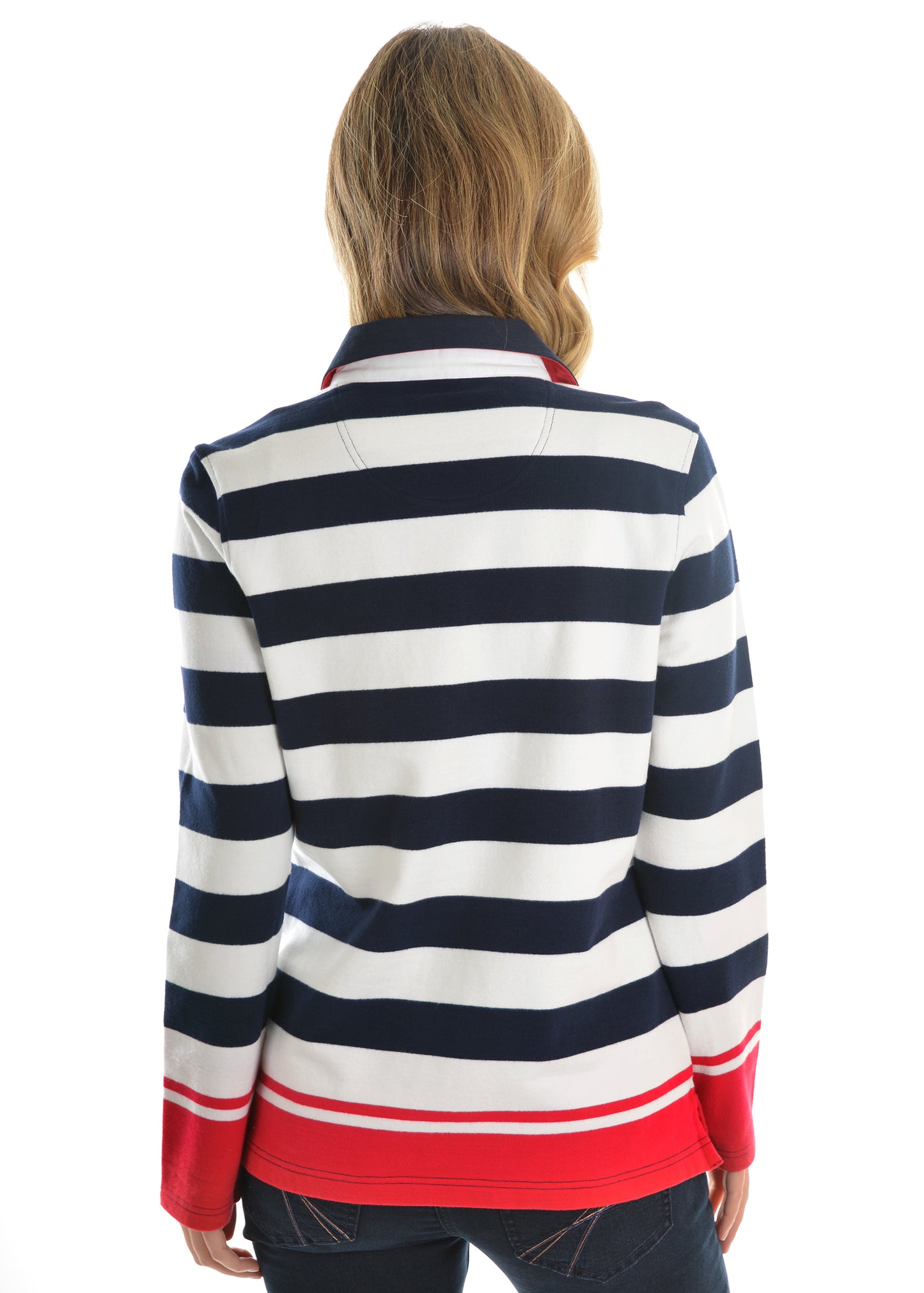 Thomas Cook Ladies Yass Stripe Rugby - ON SALE