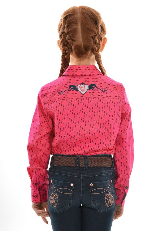 Thomas Cook Girls Beccy L/S Shirt - Rose