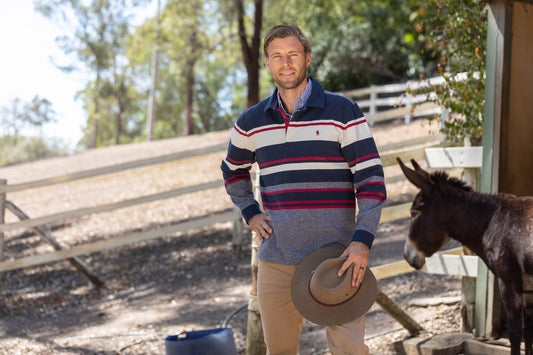 Thomas Cook Mens Dunkeld Stripe Rugby - ON SALE