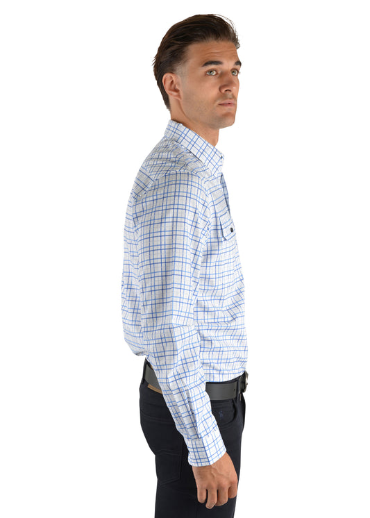 Thomas Cook Mens Wilkinson Check 2-Pocket Long Sleeve Shirt - ON SALE