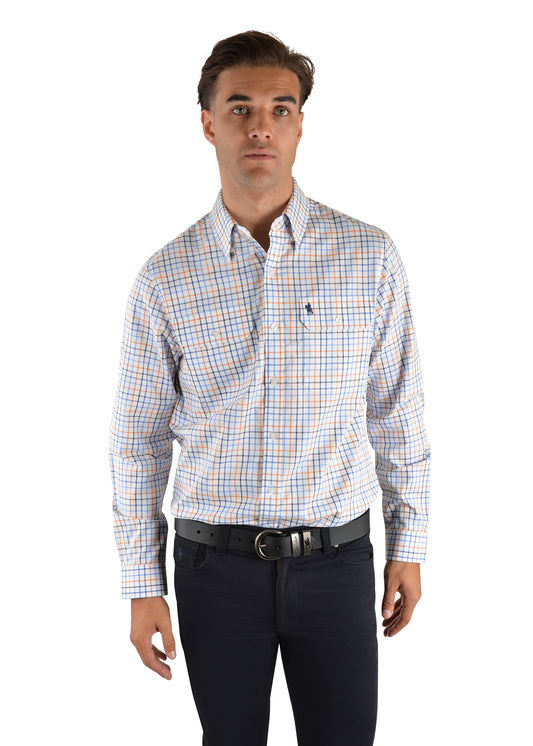 Thomas Cook Mens Hugesdale Check 2-Pocket Long Sleeve Shirt - ON SALE