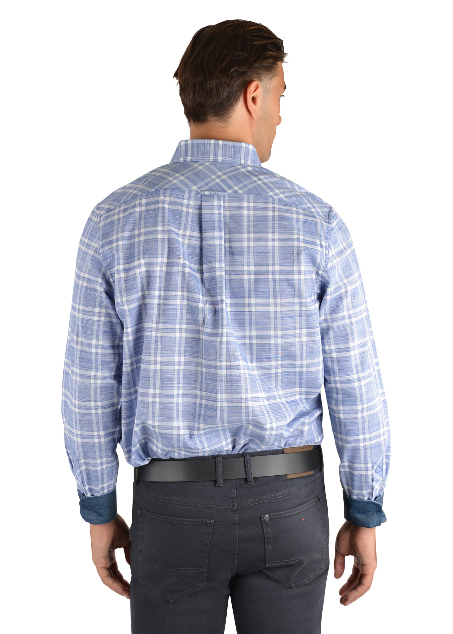 Thomas Cook Mens Cambridge Check 1 Pkt L/S Shirt - ON SALE