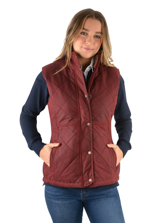 Thomas Cook Ladies HazelBrooke Oilskin Vest - ON SALE