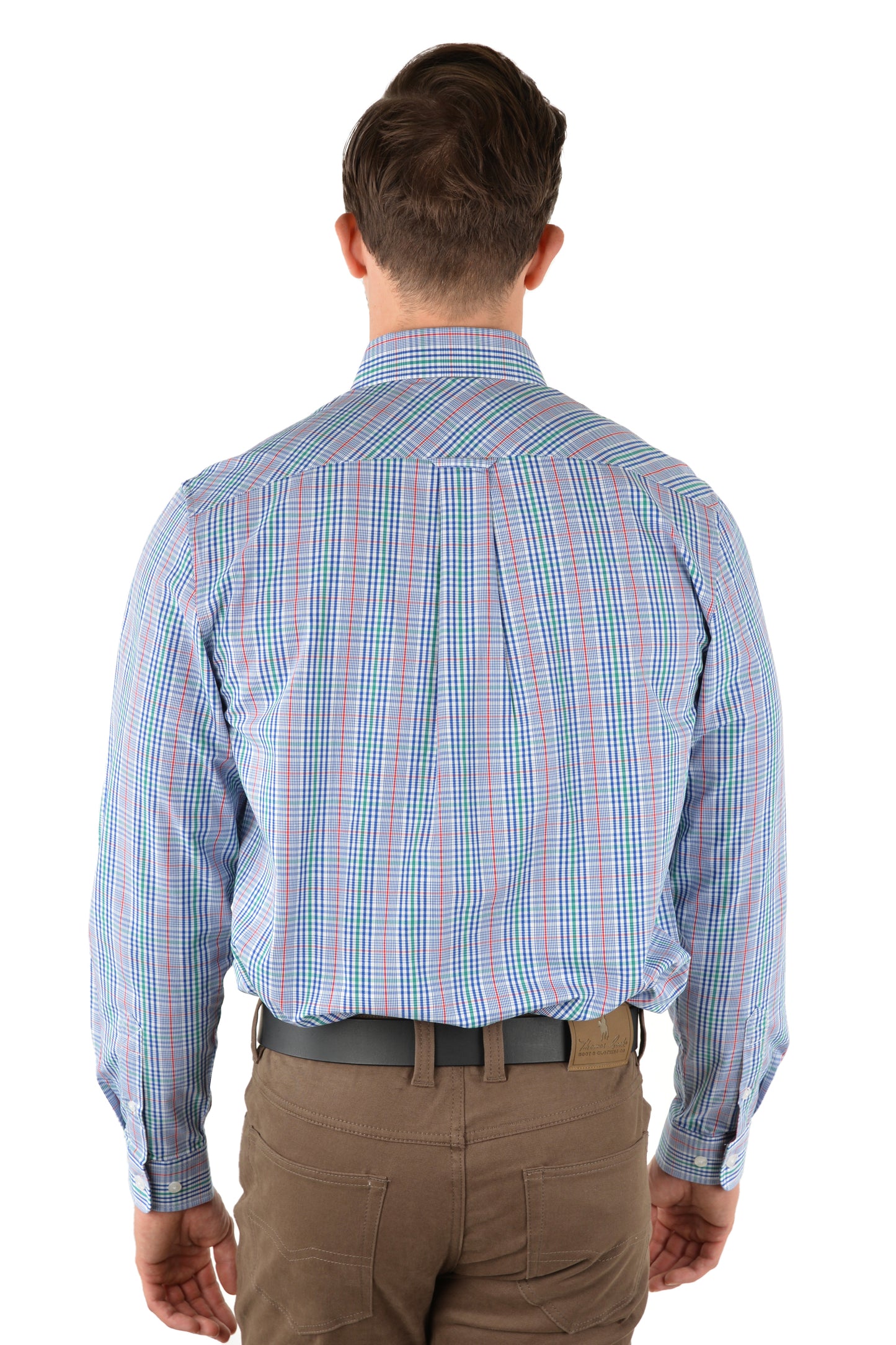 Thomas Cook Mens Gladstone Check 2 Pocket L/S Shirt - Multi - ON SALE