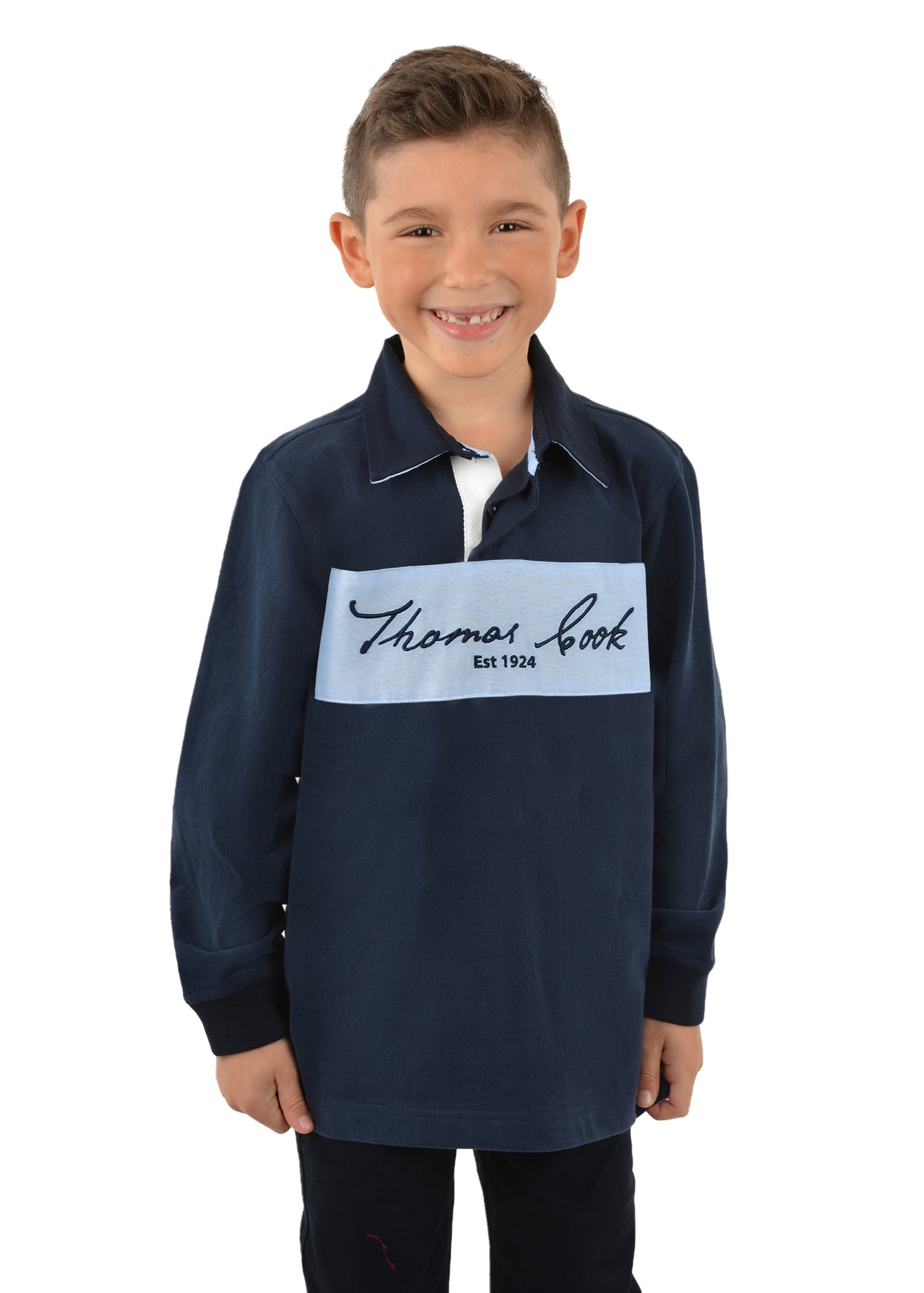Thomas Cook Boys Station Panel Rugby - Navy