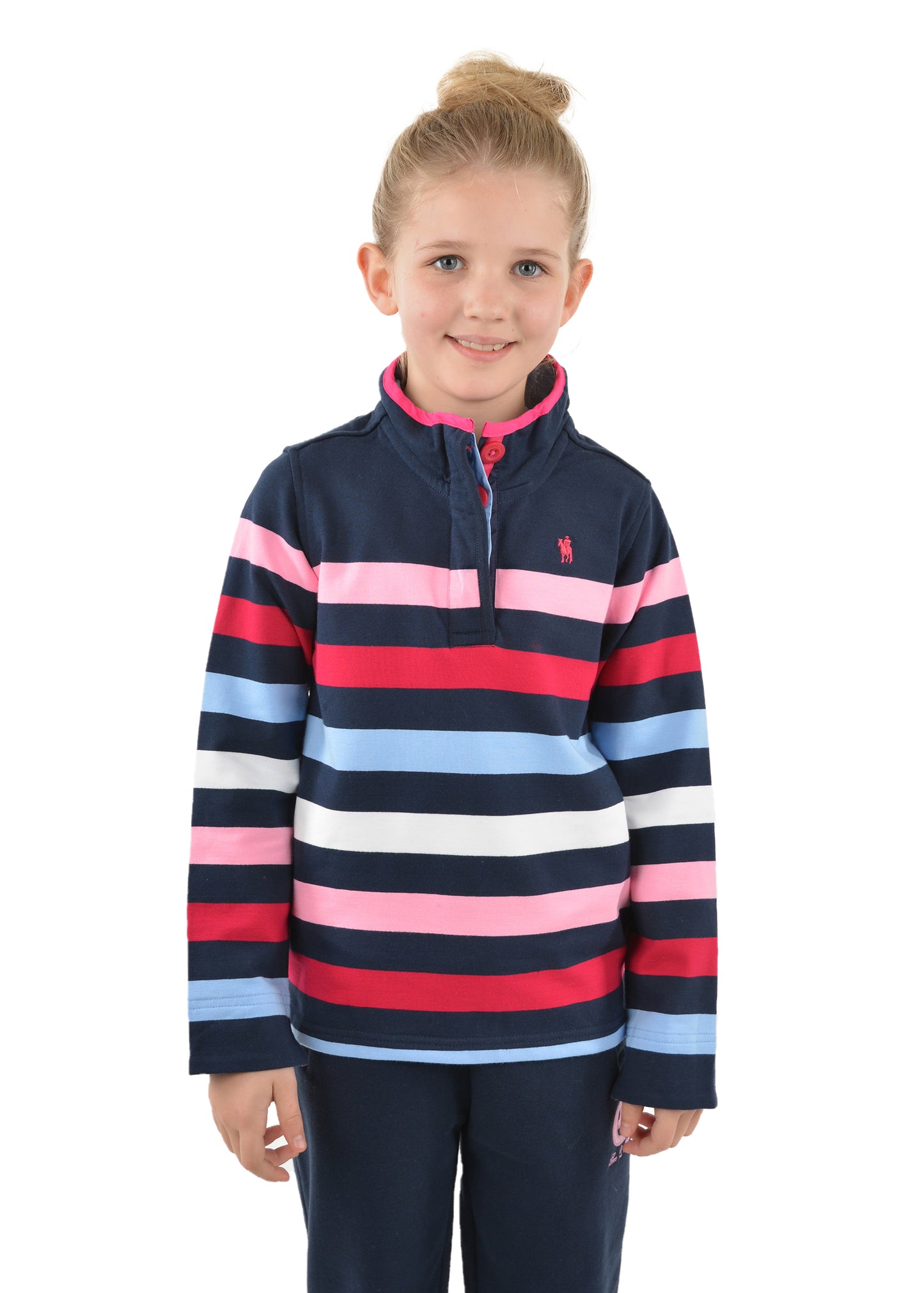 Thomas Cook Girls Emma Stretch Rugby - Navy/Multi