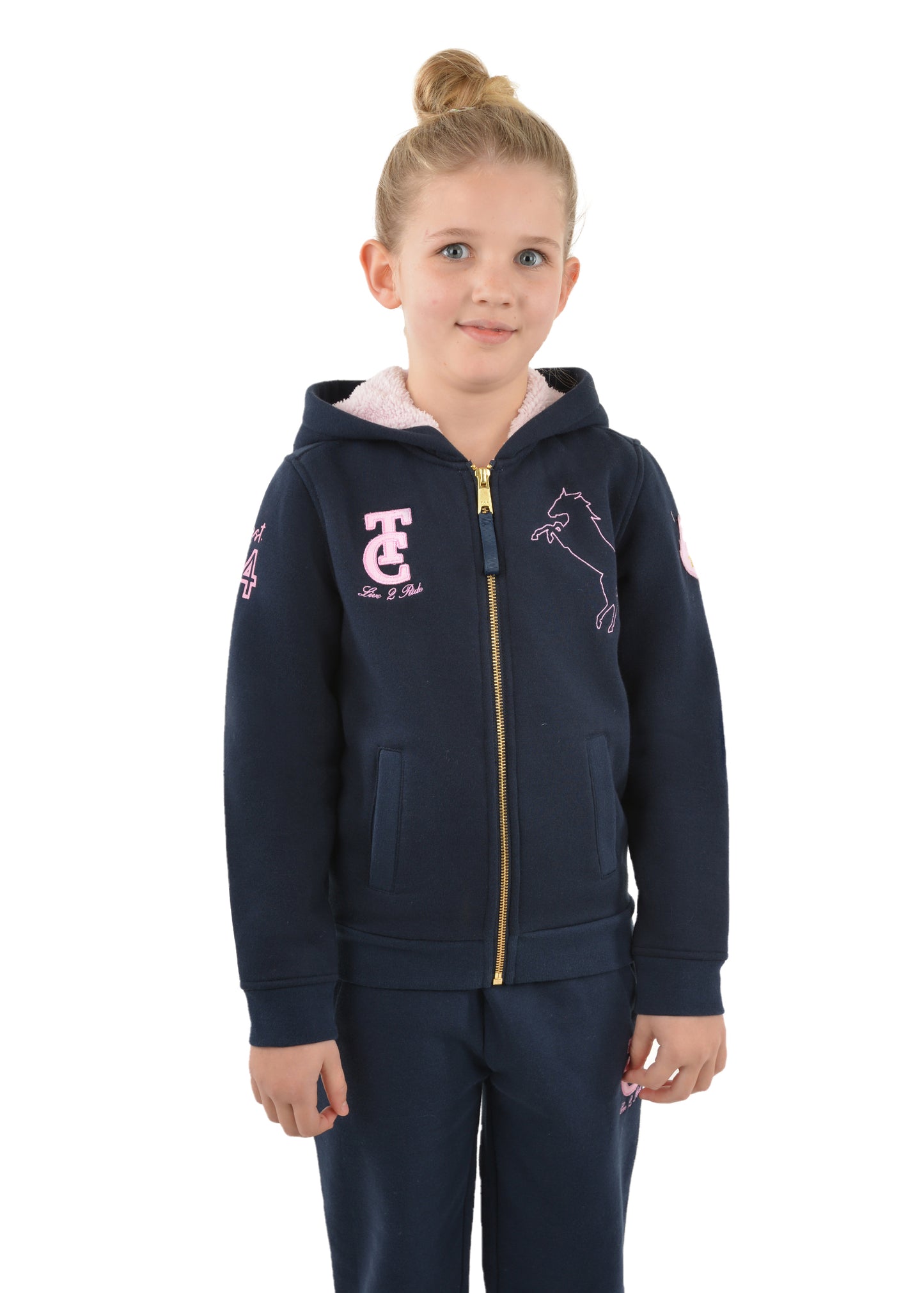 Thomas Cook Girls Brandy Zip Hoodie - Navy - On Sale