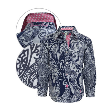 Thomas Cook Girls Tamworth Print L/S Shirt