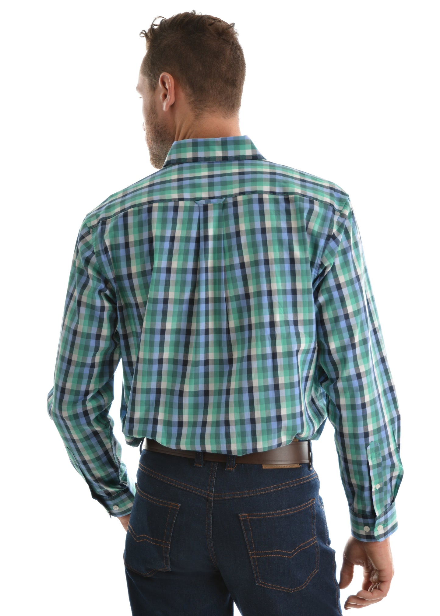 Thomas Cook Mens Sam 2 Pocket L/S Shirt - Teal