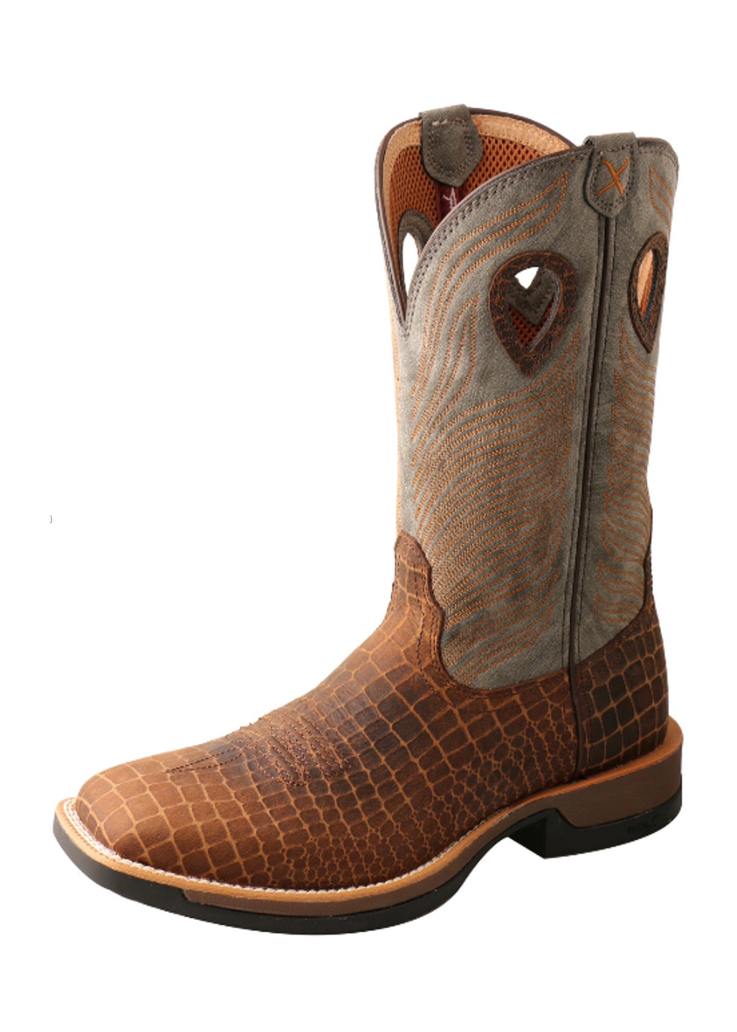 Twisted X Mens 12" Tech X Boot - TCMXW0003 - Brown/Grey