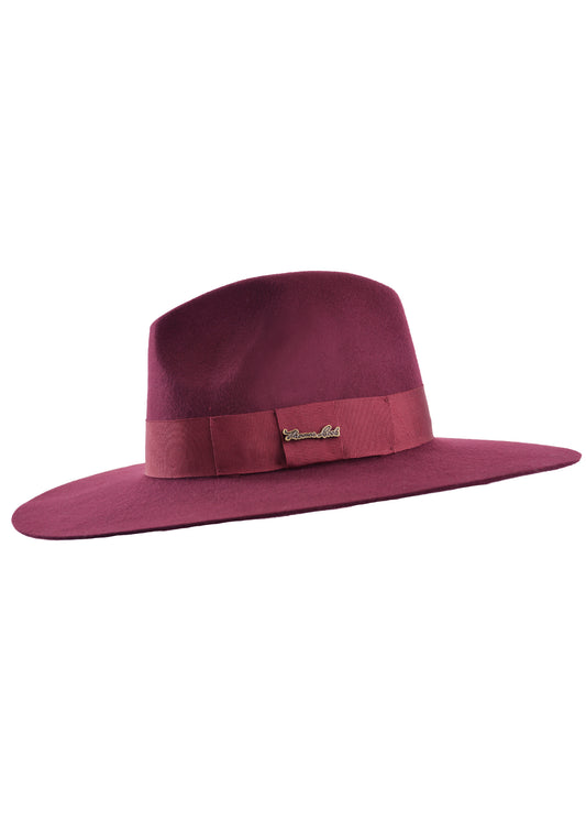 Thomas Cook Augusta Wool Felt Hat - Wine
