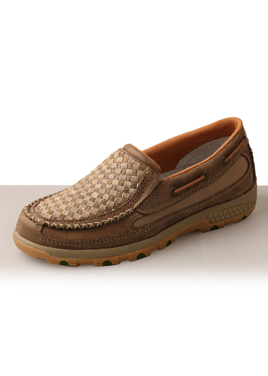 Twisted X Weave Cell Stretch Mocs Slip On - TCWXC0005 - ON SALE