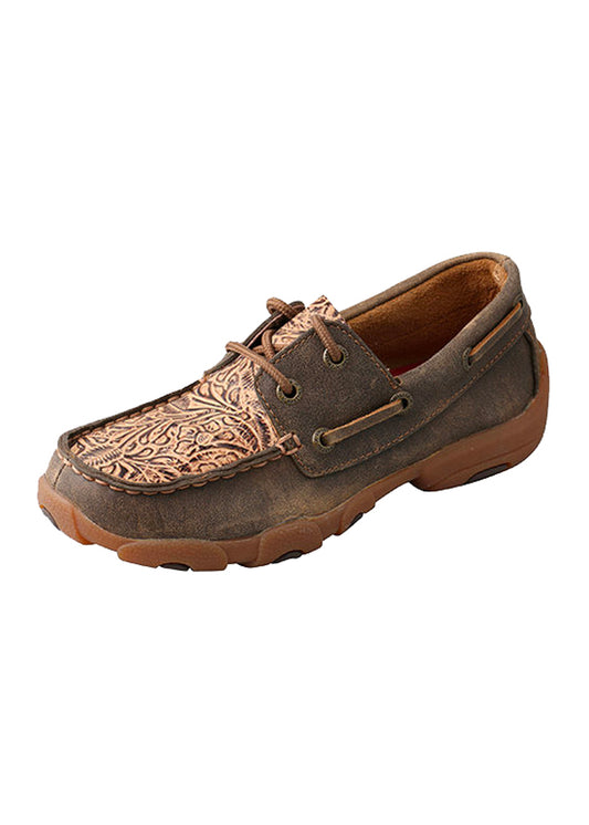Twisted X Childrens Tooled Casual Mocs - TCYDM0017