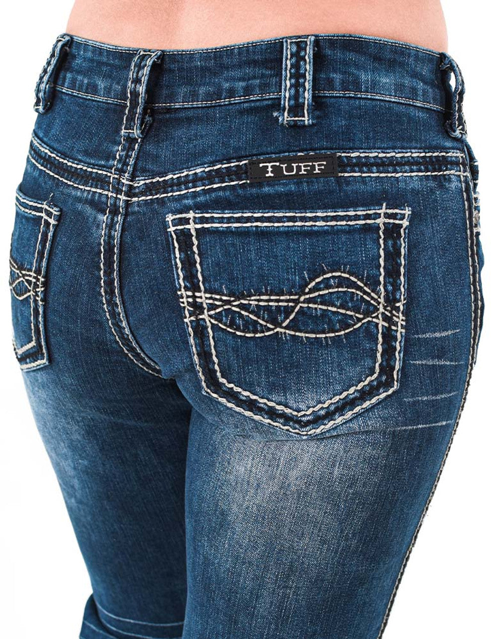 Cowgirl Tuff Ladies Jeans - Mid Rise - Triumph