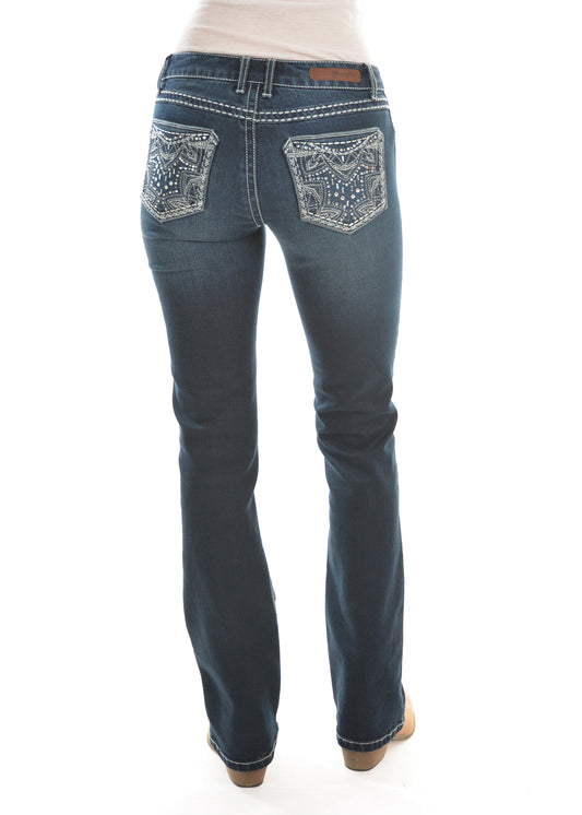 Wrangler Ladies Rock 47 Sits Above Hip Jean 34 Leg - ON SALE