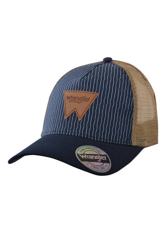 Wrangler Mens Fitzpatrick Trucker Cap - Navy
